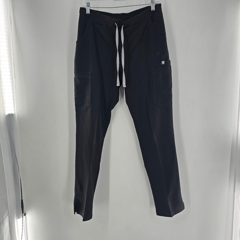 FIGS Womens YOLA Pockets Black Scrub Pants TW200R Size Small